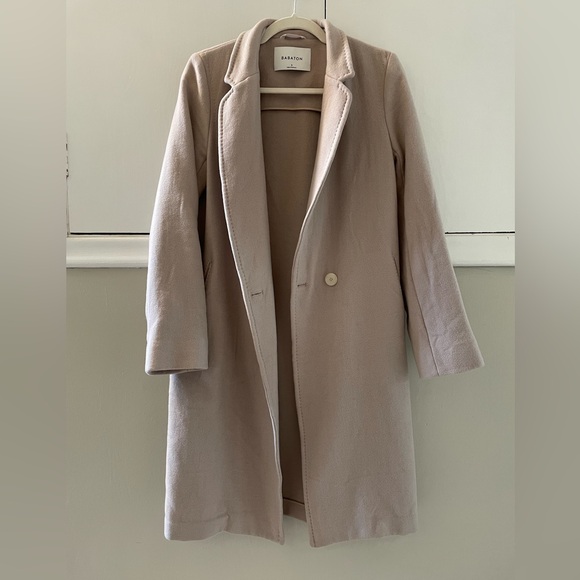 SOLD Aritzia Babaton Stedman Coat, Taupe, size S - Picture 1 of 5